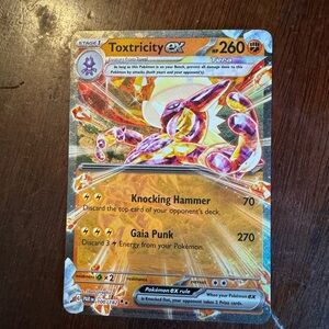 Pokemon Toxtricity ex Holo Orange Purple Gold